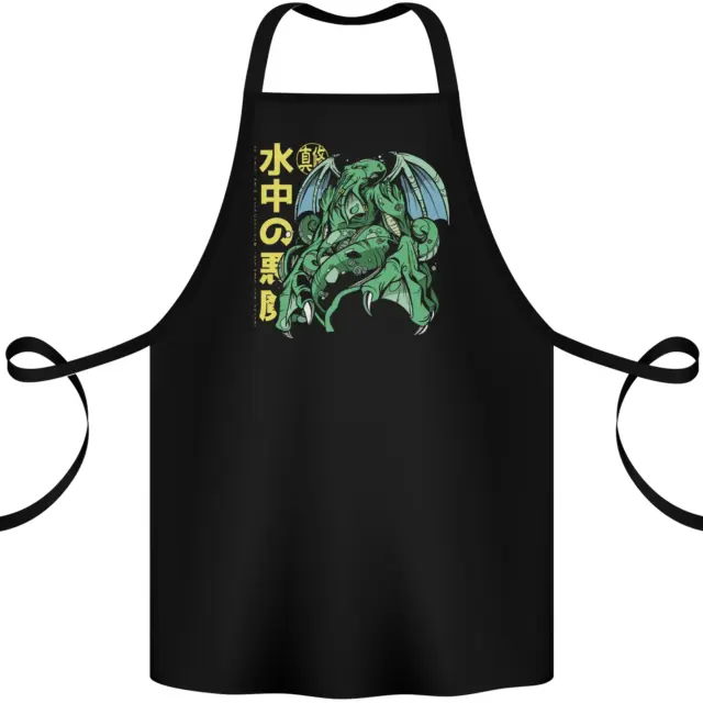 Japanese Anime Cthulhu Kraken Cotton Apron 100% Organic