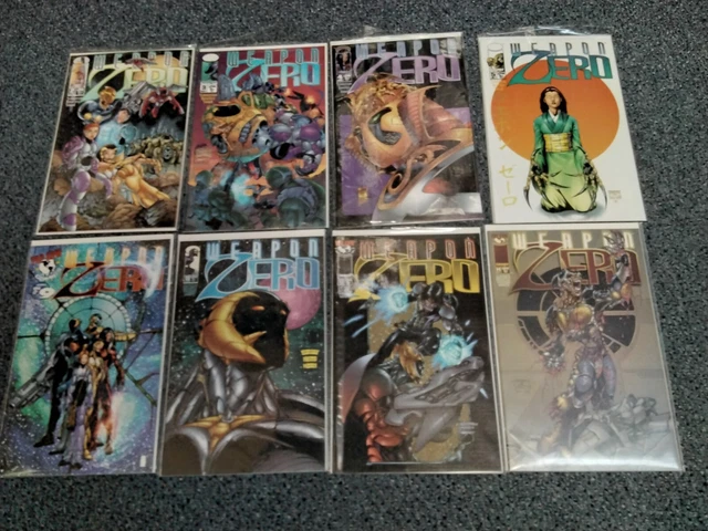 WEAPON ZERO COMIC LOT OF 8- image/TOP COW comics