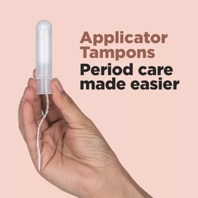 Tampons applicateurs sans pipi pour débit lourd (8 ch) faciles à utiliser |...