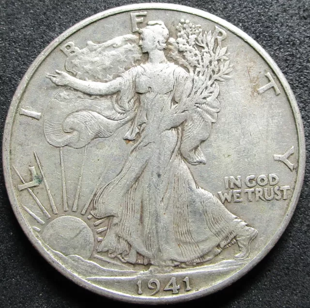 1941-D Walking Liberty Half Dollar Coin