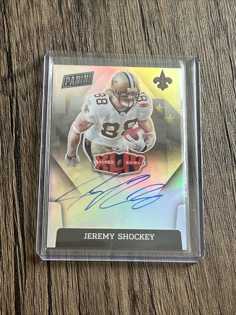 JEREMY SHOCKEY 2022 Panini Spectra ✏️ Auto Super Bowl XLIV On Card Saints