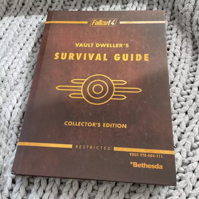 HARDCOVER Fallout 4 Vault Dwellers Survival Strategy Guide Collectors Edition