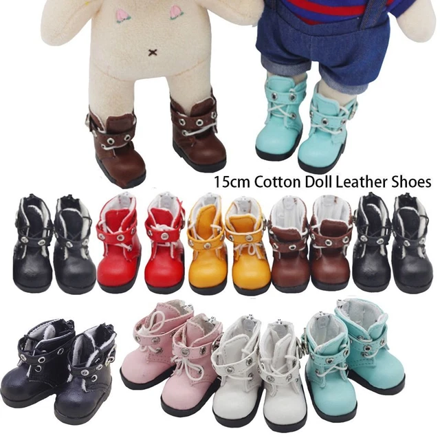 de maison de jeu Bottes de poupée 1/6 Chaussures en cuir Différents Couleur