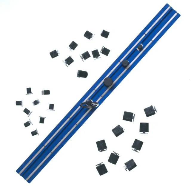 MR12B MagRail TL 12" Blue Magnetic Socket Tool Storage Rail 30PC 1/4, 3/8, 1/2"