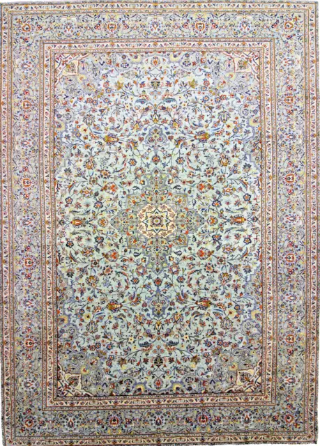 Traumhaft schöner Orientteppich 420x298 Perserteppich Kashan fein signiert
