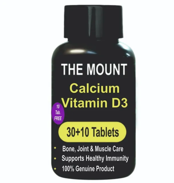 GRATUIT 10 comprimés de calcium avec supplément de vitamine D3 pour des os...