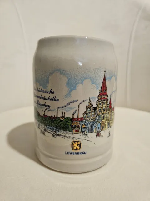 Vintage Lowenbrau Beer Mug/Munchen 0.5L WK