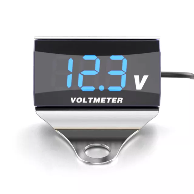 Motorrad  10-150V Digital Voltmeter  Display Wasserdichte Spannung M3A4 2