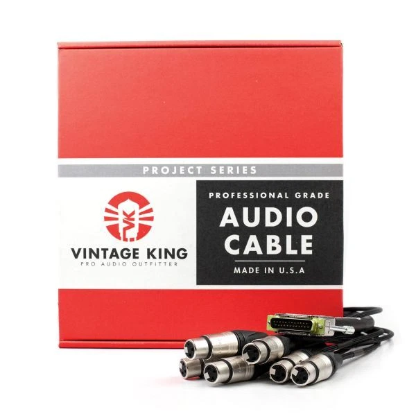 Vintage King Project Series DB25 - XLRF - 20' (Demo / Open Box)
