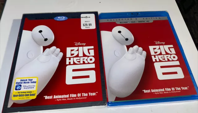 Big Hero 6 (Blu-ray, 2014) **BRAND NEW & SEALED**