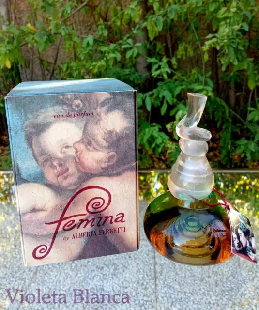 Vintage Eau de parfum splash FEMINA de Alberta Ferretti, 100 ml. NUEVO / NEW