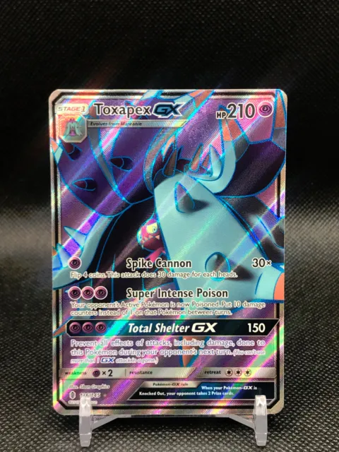 Pokemon Card - Toxapex GX (Full Art) - SM - Guardians Rising 136/145 Ultra Rare