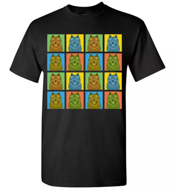 Norwich Terrier Cartoon Pop-Art T-Shirt, Men Women Youth Tank Short Long Sleeve