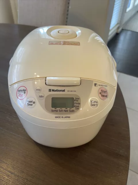 National Rice Cooker Fuzzy SR-MK10S In Good Working condition Made in Japan