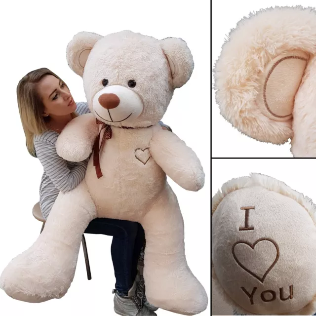 Grande enorme gigante orsacchiotto pupazzo di peluche regalo 160cm