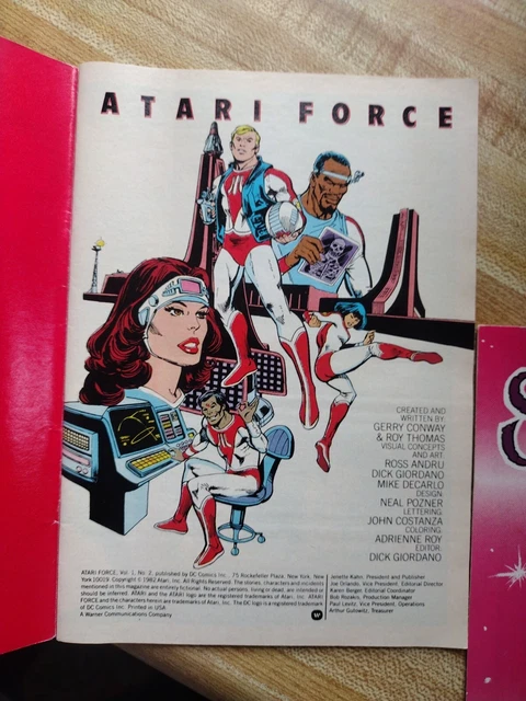DC Atari Force #2 & 3 Mini-Comic 1982 DC Comics Inc. 3