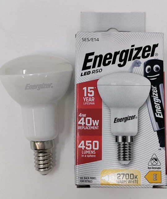 4w = 40w Energizer LED Reflektor Glühbirnen R50 ES E27 Perle warmweiß 450lm