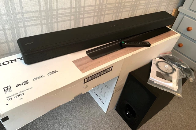 Sony Ht-G700 3.1 Wireless 400W 4K Soundbar Subwoofer Dolby Atmos And Bluetooth