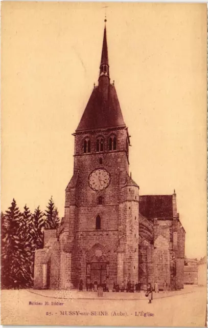 CPA MUSSY-sur-SEINE L'Église Aube (100738)