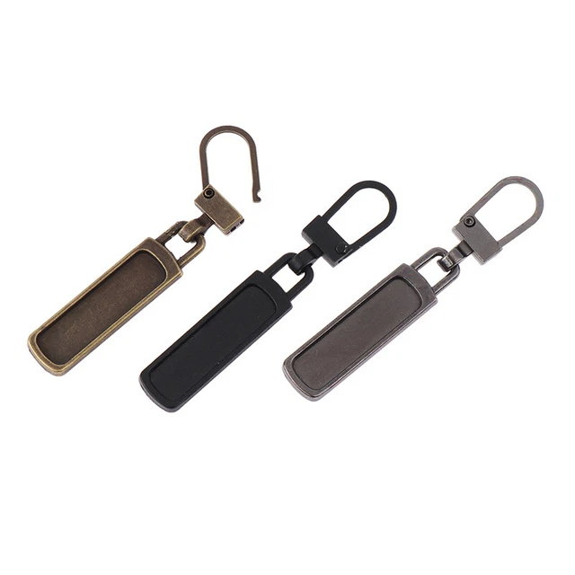 Zipper Pull Replacement Repair Kit Detachable Metal Zipper Slider Puller Tab LEI
