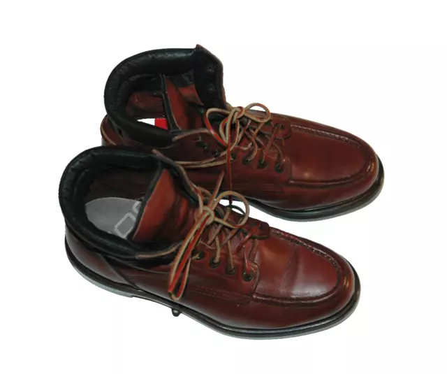 Red Wing 202 Boots Mens Sz USA 8.5D Brown Leather Work Lace Up UK 7.5 EURO 41.0