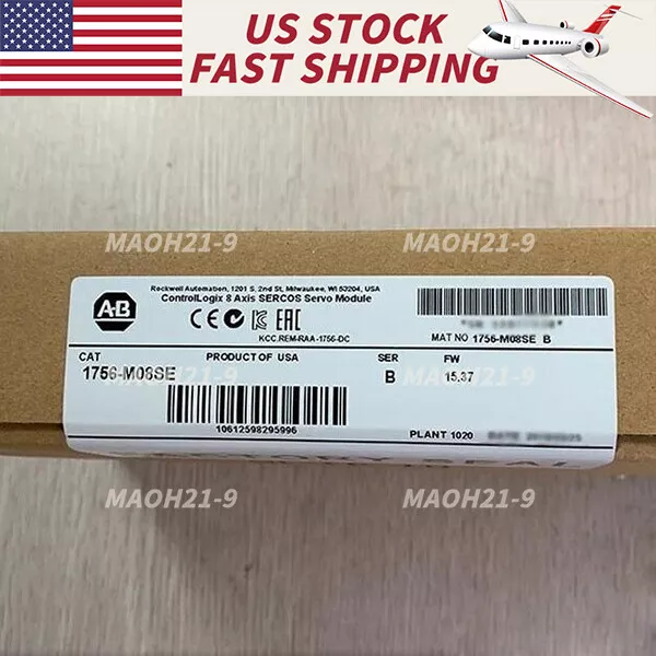 1756-M08SE /B ControlLogix 8 Axis Sercos Servo Module New Sealed Allen-Bradley