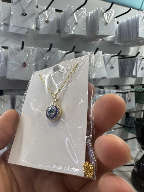 Evil Eye Pendant Choker Necklace Resin Charms Fashion Jewelry For Men Women