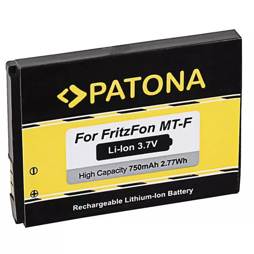 PATONA Ersatz Akku für AVM FRITZ!Fon MT-F M2 C4 C5 312BAT006 FritzFon MTF 750mAH