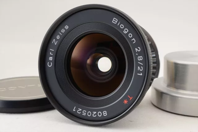 Mint CONTAX Carl Zeiss Biogon T* 21mm F2.8 MS-21 Miyazaki Optics Leica M 6253#J