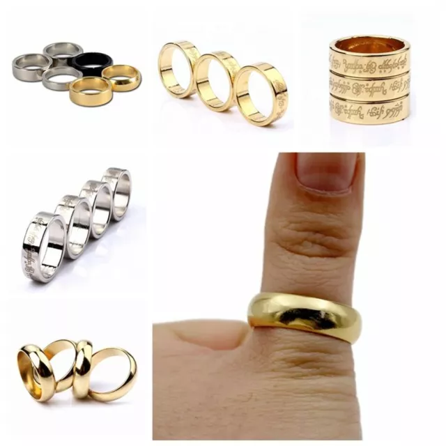 Gold Silver Plate Magician Ring Magic Tricks Wizard PK Ring  Street Stage