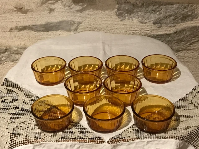 Lot de 2 grandes tasses jaunes vintage vereco - Arts de la table