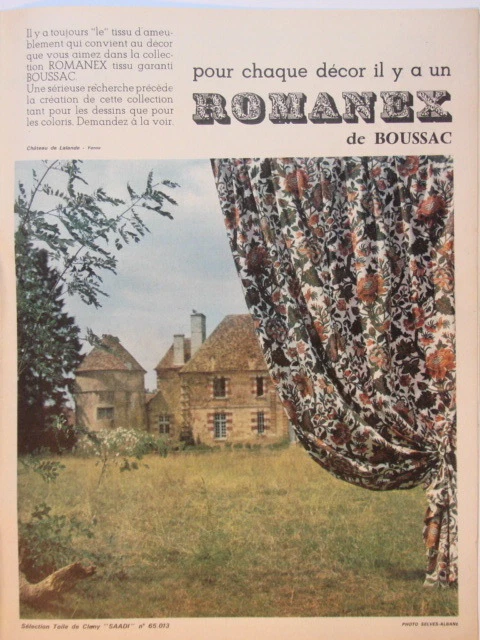 Exquisite Vintage French Romanex De Boussac ''DEVE'' Design Retro