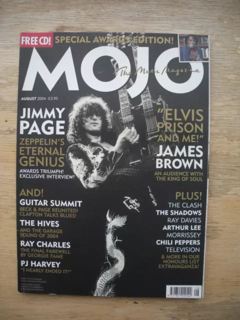 MOJO August 2004 James Brown, The Hives, P J Harvey, Rufus Wainwright