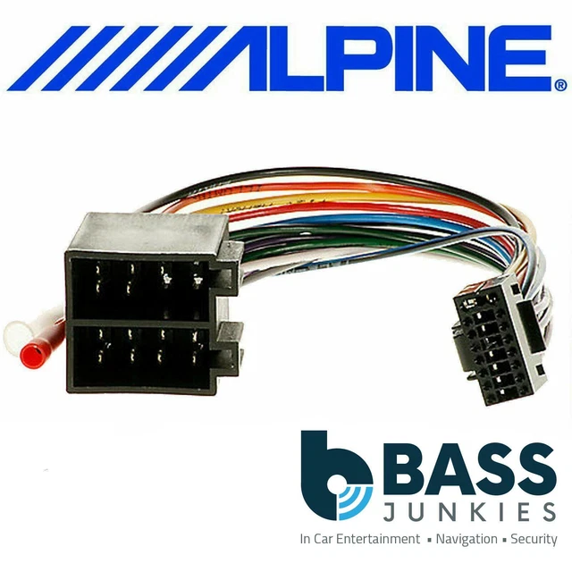 ALPINE CDE-134BT CAR Radio Stereo Replacement Wiring Harness Loom ISO