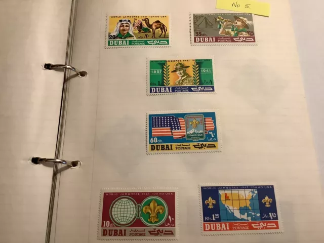 World Scout Jamboree Stamps Mint 1967.