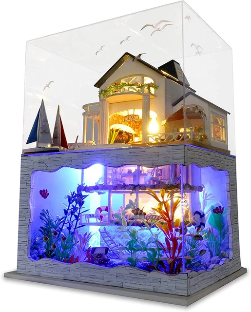 KIT CASA IN Miniatura Da Costruire Miniature Casa Delle Bambole Fai Da kit-casa-in-miniatura-da-costruire-miniature-casa-delle-bambole-fai-da