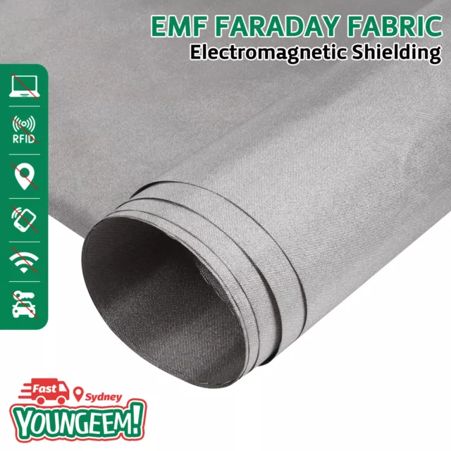 EMF RF Shielding Fabric Conductive Copper Faraday Cloth Radiation Protection AUS