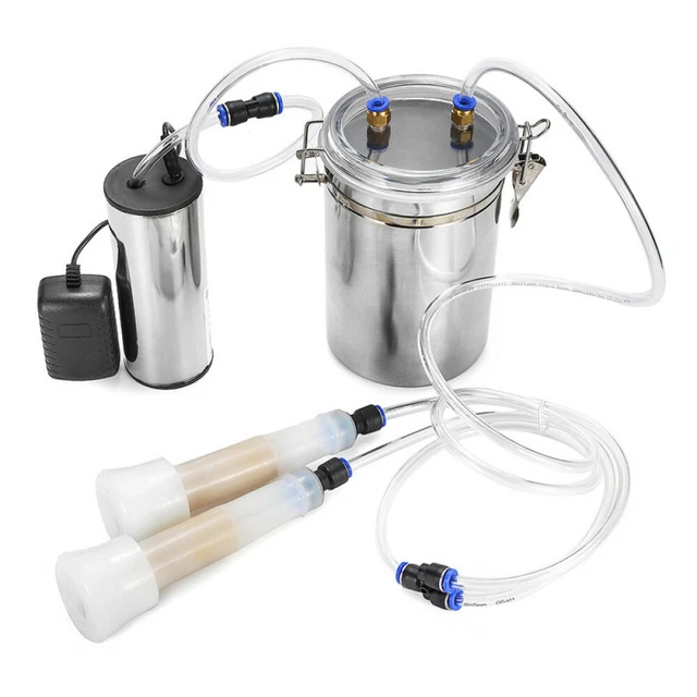 14L Portable Automatic Goat Milking Machine, Rechargeable Pulsation System Ideal For Backyard Livestock And Agricultural Education Programs - View #4