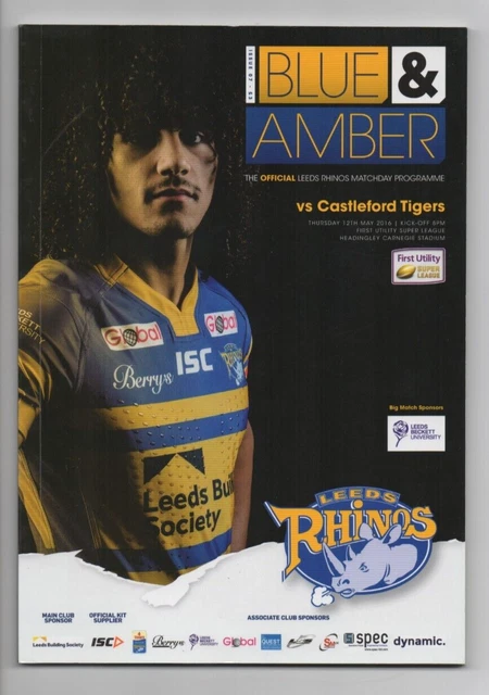 Leeds Rhinos Vintage Programme 2016 (v Castleford)