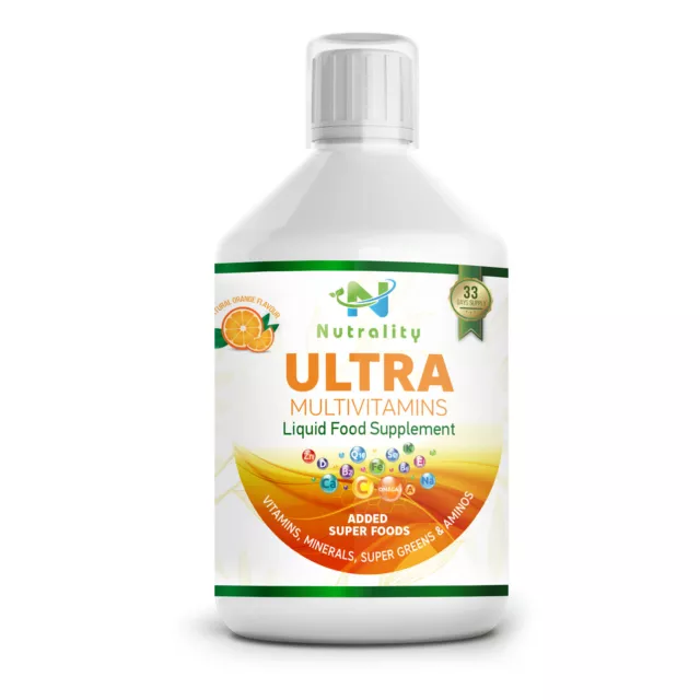 Nutrality Liquid Multivitamin Supplement, 500 mL