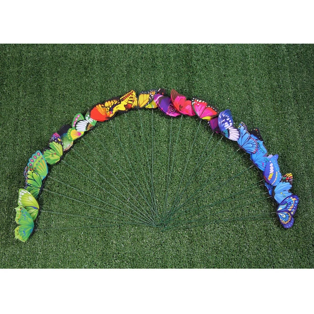 24 Pcs Plant Vase Filler Plant Stakes Decoration Pots Outdoor Plants Crafts 8