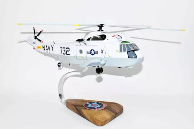 Sikorsky® SH-3 SEA KING™, HS-6 Indians, 16" Mahogany Scale Model