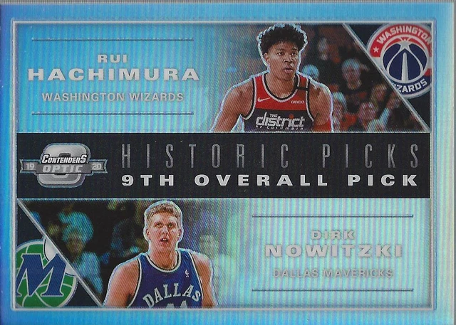 2019-20 Panini Contenders Optic Historic Picks #9 Rui Hachimura Dirk Nowitzki