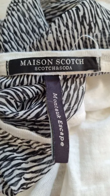 SCOTCH & SODA * MAISON SCOTCH LEINEN BLUSE HEMD SHIRT wNeu! NP.129€ CONLEYS