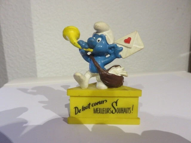 Les Schtroumpfs - Schleich - Schtroumpf En Fauteuil Roulant  Figurine Promotionnelle Des Paralyses De France A22773
