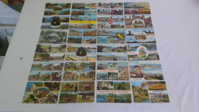 Postcards JOB LOT  24 x Multiviews all smaller size 1960s/70s