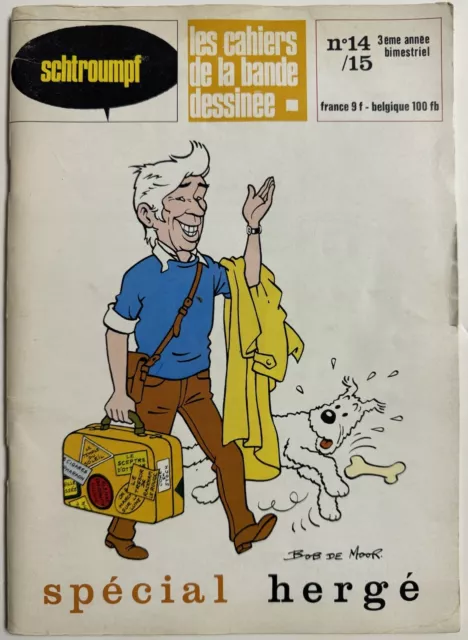 Schtroumpf N°14 /15  Les Cahier De La Bande Dessinee Special Herge Tres Bel Etat