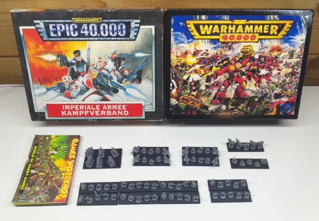 Warhammer EPIC 40k Astra Militarum: KAMPFVERBAND Imperiale Armee GEBAUT OVP 6mm 2