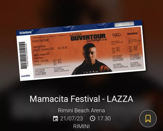 1 Biglietto Concerto Mamacita Festival Al Rimini Beach Arena 21-07-2023 Alle 17.