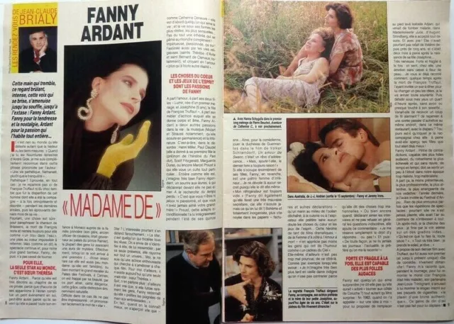 Magazine rare INTIMITE 1989: FANNY ARDANT_BRIGITTE BARDOT